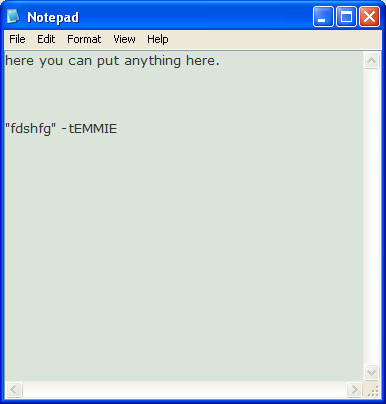 Windows Notepad