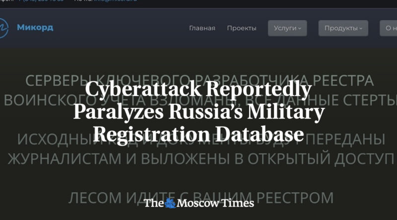 Orosz katonai adatbázis szivárgás Orosz katonai adatbázis szivárgás