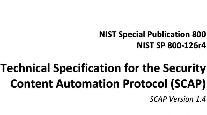 NIST SP 800-126 Revision 4 NIST SP 800-126 Revision 4